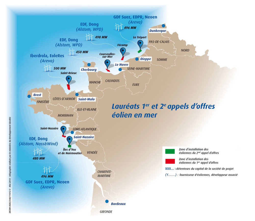 Le parc Ã©olien en mer Dieppe-Le TrÃ©port Ã  lâ€™agenda de