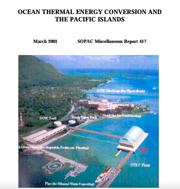 Pacific OTEC fait un pas de plus vers l’ETM en Polynésie