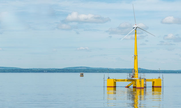 DCNS mise sur deux technologies de flotteur pour l’éolien flottant