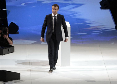 Emmanuel Macron Président de la République Française.