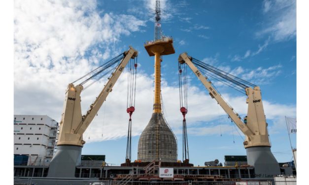 Eurelectric couronne Seatower, la fondation gravitaire utilisée à Fécamp