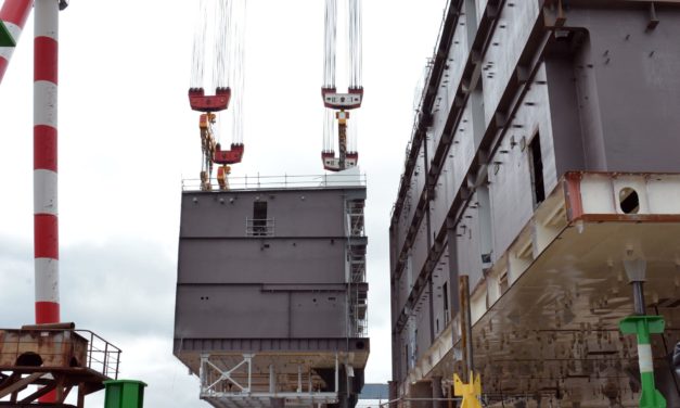 STX France débute l’assemblage de la sous-station ARKONA