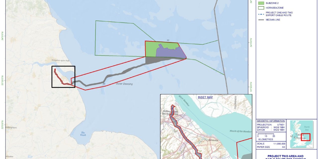 Ørsted prend la décision finale d’investissement sur le parc éolien offshore Hornsea 3