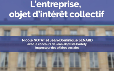 L’entreprise, objet d’intérêt collectif