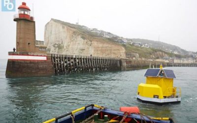Akrocean, a embarqué 2 technologies de LIDAR pour Fécamp