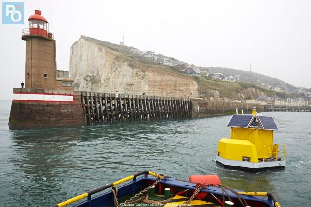 Akrocean, a embarqué 2 technologies de LIDAR pour Fécamp