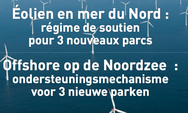 Éolien en mer du Nord : régime de soutien pour 3 nouveaux parcs