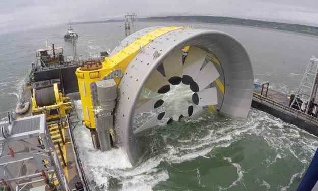 OpenHydro est connectée au réseau électrique de FORCE dans la baie de Fundy