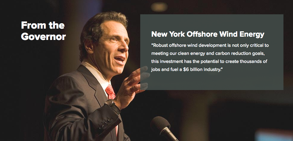 L’Etat de New York lance une étude sur l’éolien offshore en Europe