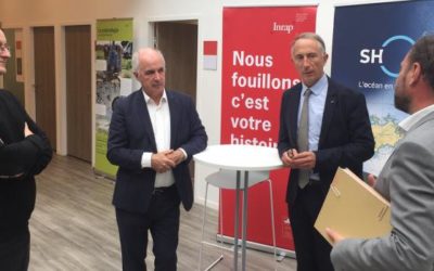 Le SHOM et l’INRAP consolident leurs collaborations scientifiques pour l’archéologie sous-marine