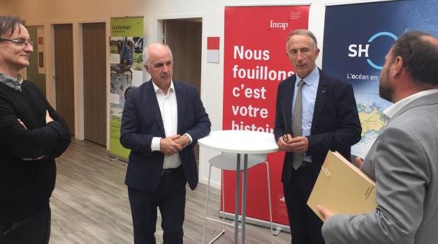 Le SHOM et l’INRAP consolident leurs collaborations scientifiques pour l’archéologie sous-marine