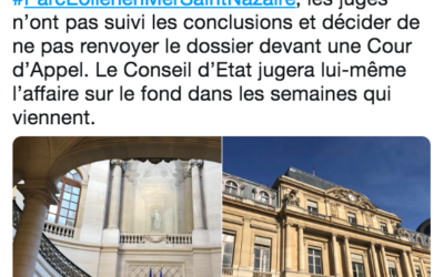 Le Conseil d’Etat : Parc de Saint-Nazaire en délibéré prolongé