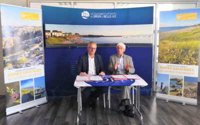 Développement durable : Eolfi et le Syndicat Mixte Grand Site Gâvres-Quiberon signent une convention maîtresse