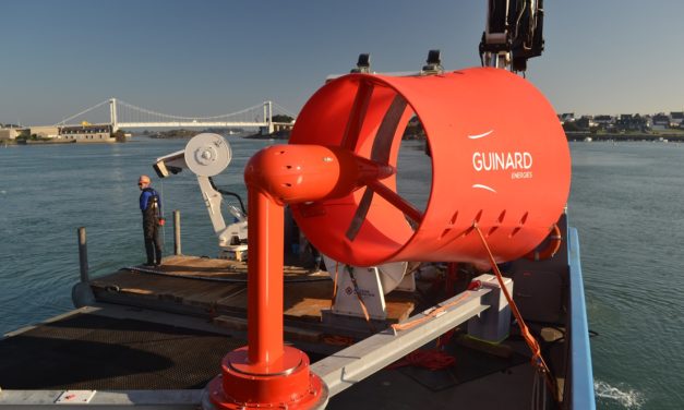 L’hydrolienne P154 de Guinard Energies en phase avec Enercoop