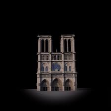 Virtual reality of Notre Dame de Paris