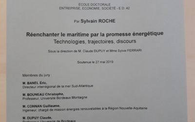 Une thèse « Réenchanter le maritime par la promesse énergétique »