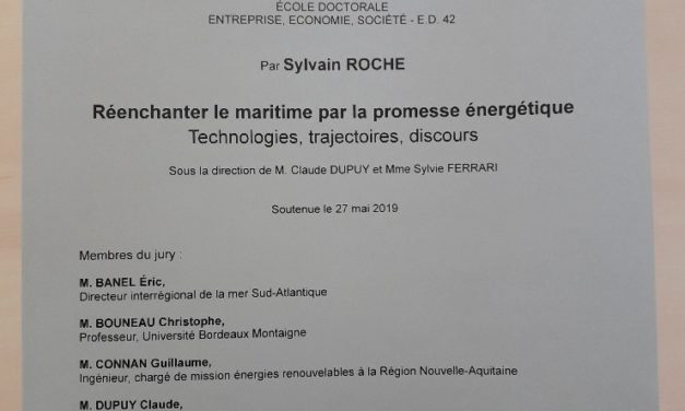Une thèse « Réenchanter le maritime par la promesse énergétique »