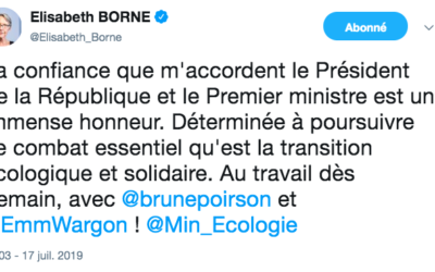 Elisabeth Borne remplace François de Rugy