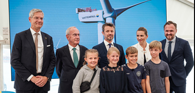 Eté Royal pour les éoliennes en mer : Horns Rev 3 de Vattenfall inauguré