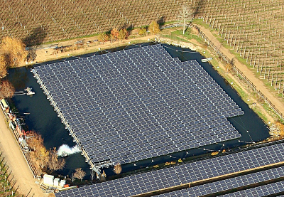 L’Inde développe rapidement des projets solaires flottants