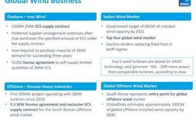 L’Eolien en Corée du Sud : AMSC et Doosan avancent pour le marché wind offshore 2/2