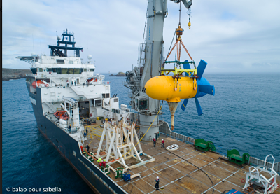 L’hydrolienne Sabella est à nouveau dans le passage du Fromveur