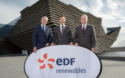 EDF lance la construction du parc éolien en mer de « Neart na Gaoithe » avec ESB