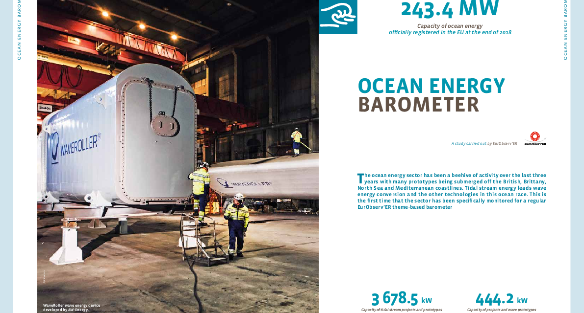 EurObserv’ER : Ocean Energy barometer 2019