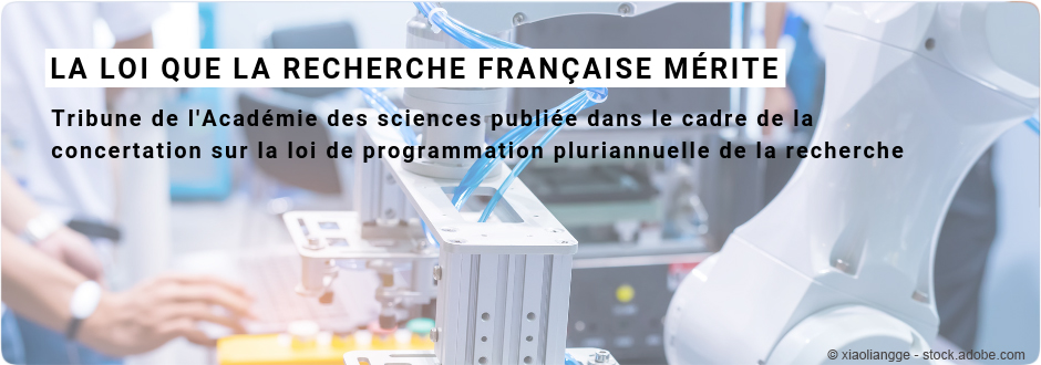 La note de recommandation de l’Académie des sciences pour la programmation pluriannuel Recherche