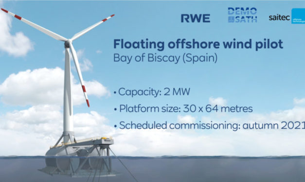 RWE Renewables et Saitec Offshore passe un accord autour de la plate forme flottante DemoSATH