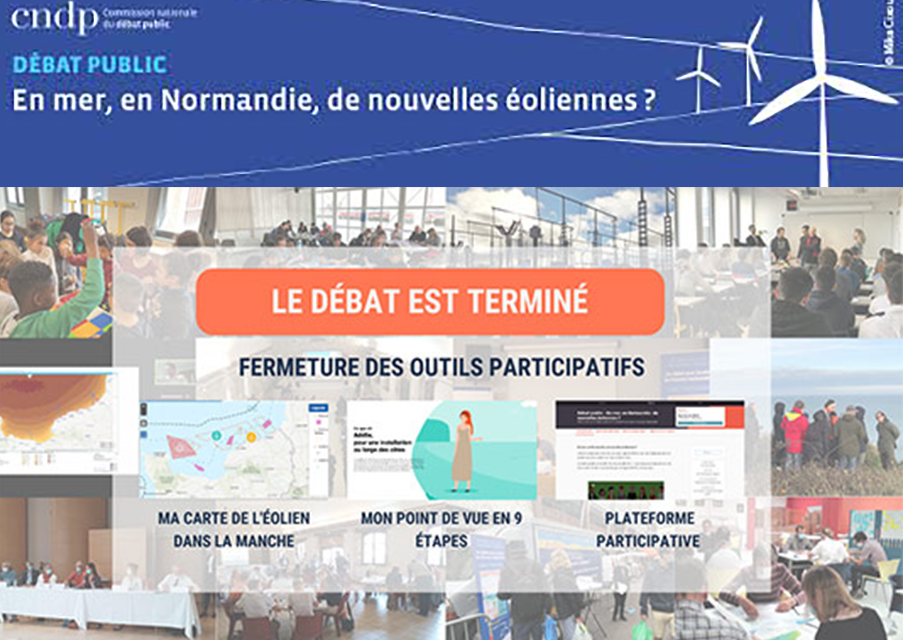 Débat public CPDP Normandie : Parc éolien en mer en Centre Manche 1