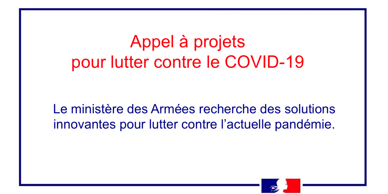 Covid 19 : Appel à projets de solutions innovantes pour lutter contre le virus – Partie 6