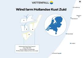 Vattenfall vend 49,5 % du parc éolien offshore Hollandse Kust Zuid à BASF