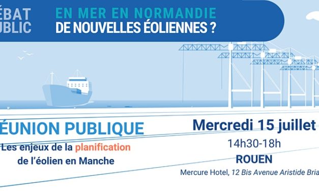 Rappel : Grand débat autour de la planification des projets de parcs éoliens offshore en Manche