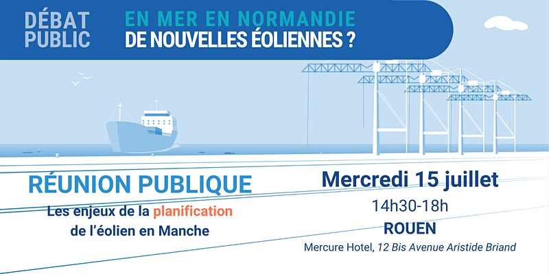 Rappel : Grand débat autour de la planification des projets de parcs éoliens offshore en Manche