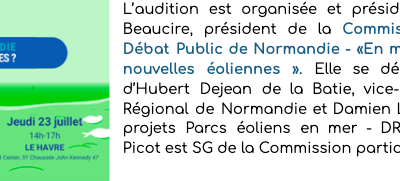 CPDP Normandie : Auditions scientifiques – Biographies des intervenants de la réunion du 23/07/2020 au Havre