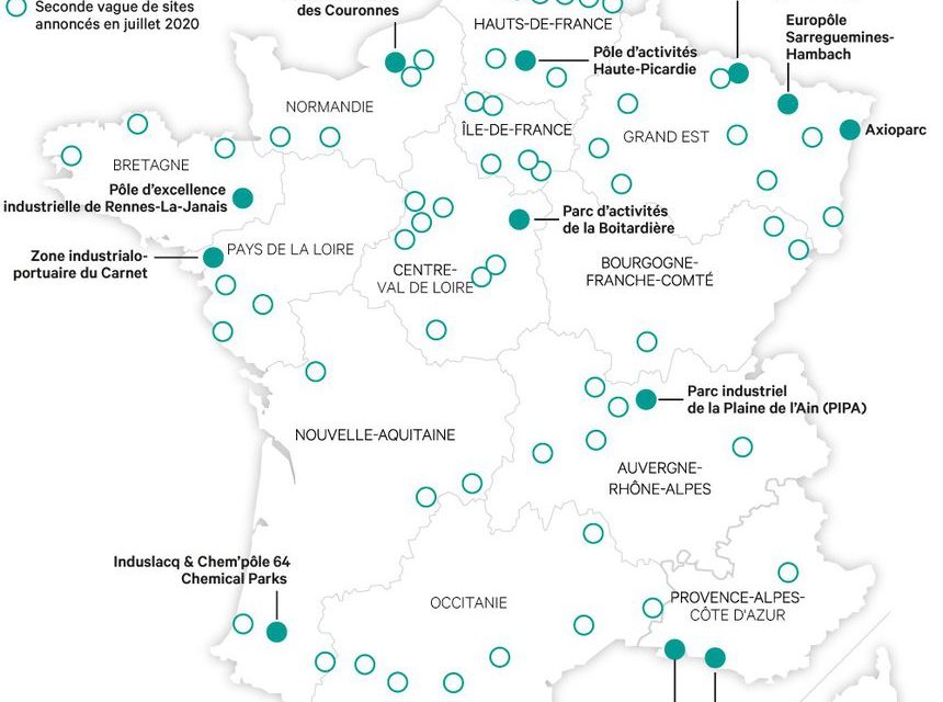 66 nouveaux sites industriels où les démarches d’installation seront facilitées
