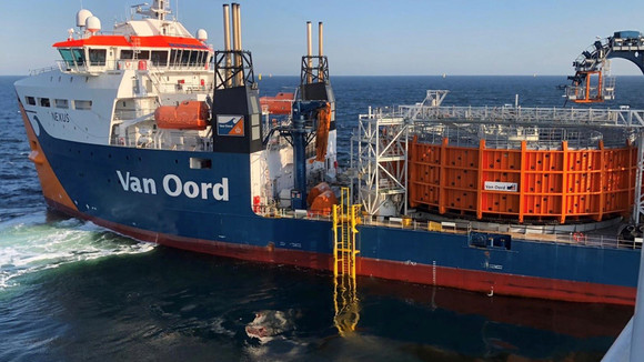 Van Oord débute sa nouvelle étape pour Borssele I & II, après l’installation des câbles Nexans