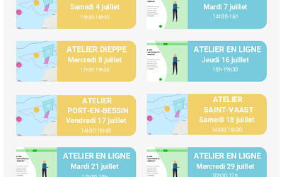 Zone pour un nouveau parc éolien en mer au large de la Normandie, reprise des Ateliers, demain
