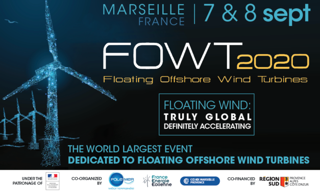 FOWT2020, la manifestation internationale sur l&rsquo;éolien flottant est confirmée