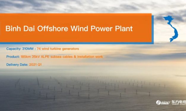 Orient Cable (Chine) fournira et installera les câbles sous-marins du Binh Dai au Vietnam