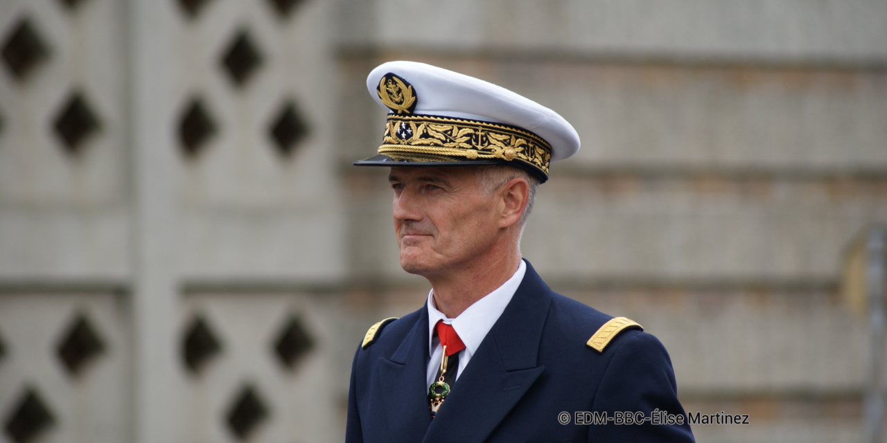 Le vice-amiral Olivier Lebas prend ses fonctions de Premar de l’Atlantique