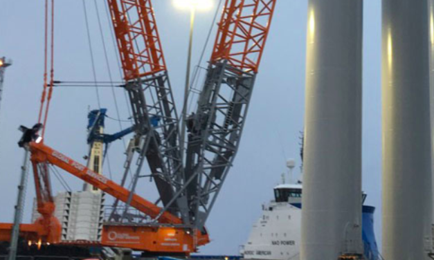 Windhoist retenu pour des travaux de pré-assemblage de Moray East et l&rsquo;OTM de Siemens quitte le chantier d&rsquo;Hoboken