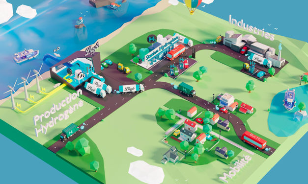 Première pierre du premier site européen de production industrielle d’hydrogène « vert »