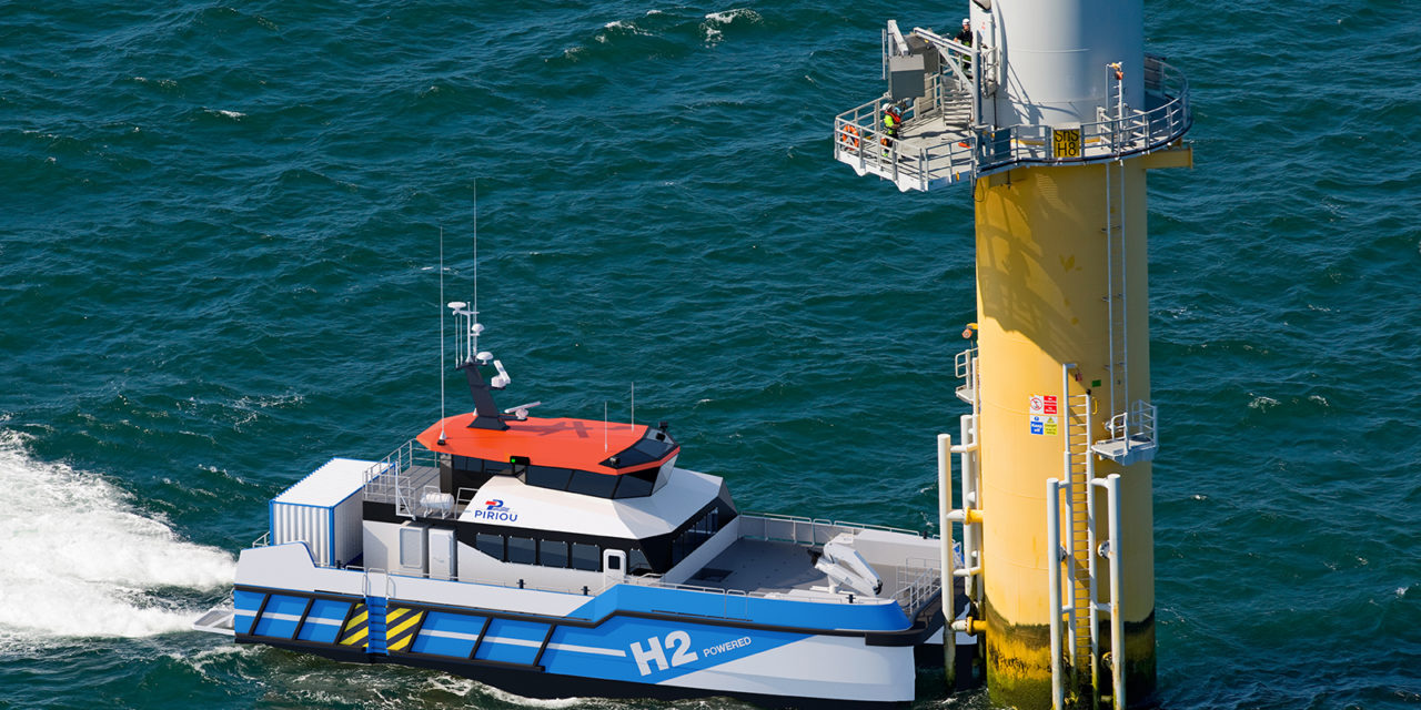 AMI Wpd Offshore France : 2ème lauréat Piriou avec un projet de Crew Transfer Vessels à hydrogène
