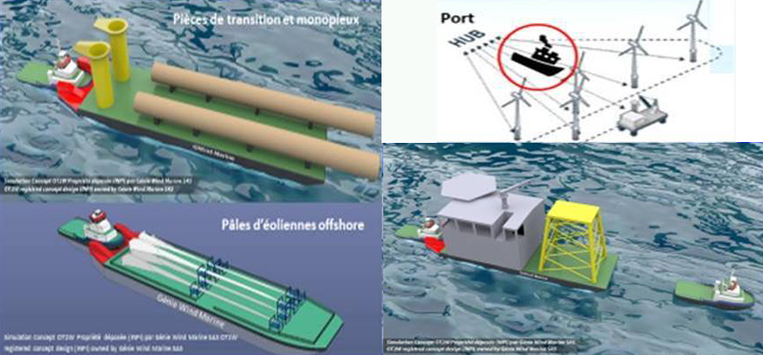 AMI Wpd Offshore France : 1er lauréat, un projet de navire feeder, ITW de Jérémie Rabiller de Génie Wind Marine