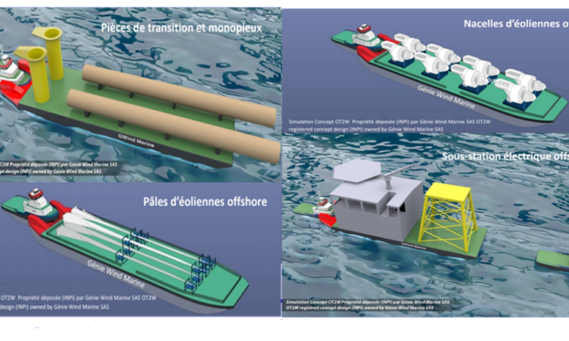 AMI Wpd Offshore France : 1er lauréat, un projet de navire feeder, ITW de Jérémie Rabiller de Génie Wind Marine