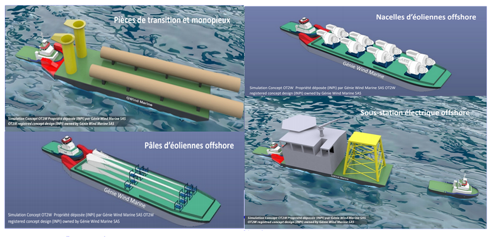 AMI Wpd Offshore France : 1er lauréat, un projet de navire feeder, ITW de Jérémie Rabiller de Génie Wind Marine