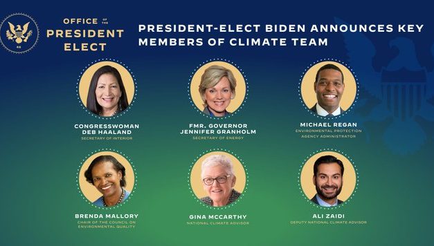 L&rsquo;équipe Climat de Joe Biden