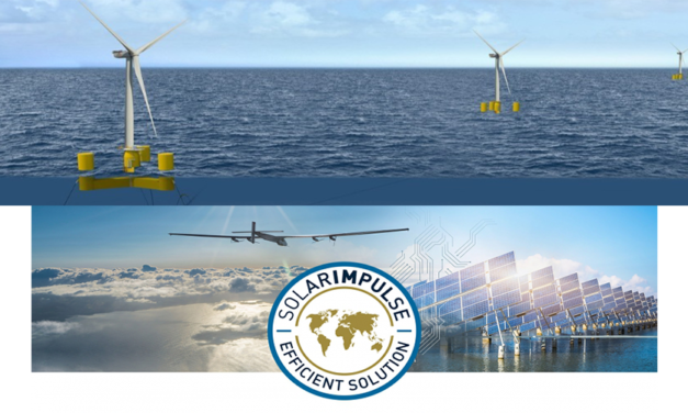 Naval Energies floating solution for offshore wind turbines has been awarded the “Solar Impulse Efficient Solution” Label